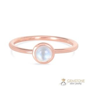 14K ROSE GOLD VERMEIL MOONSTONE RING - SOUL